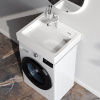 AM.PM M85WCC0601WG050 X-Joy, Раковина над стиральной машиной, керамическая, 60x50 см, белый глянец