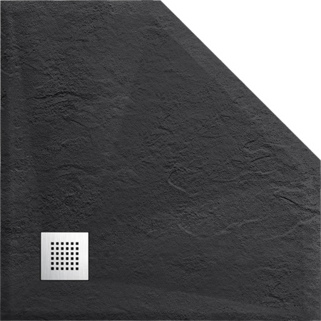 Поддон для душа Vincea из искусственного камня VST-4SP1010A, 1000*1000*25, антрацит