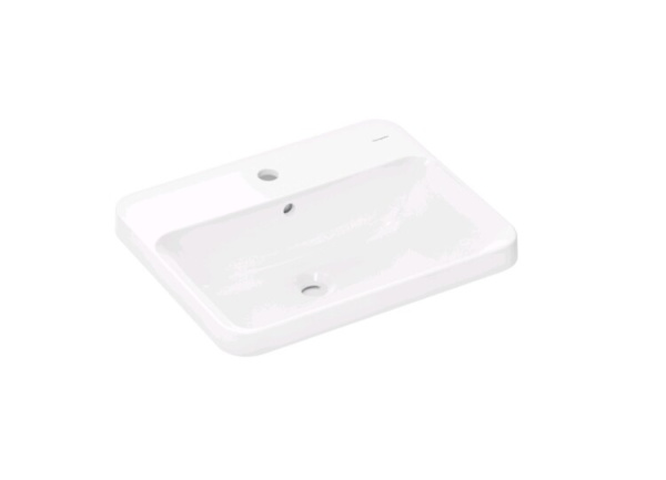 Раковина Hansgrohe Xuniva Q шгв 550*450*175 отверстия для смесителя-1 цвет-белый 60162450