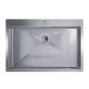 Кухонная мойка FLORACIO Steel F.7551.SSD (DECOR), нержавеющая сталь