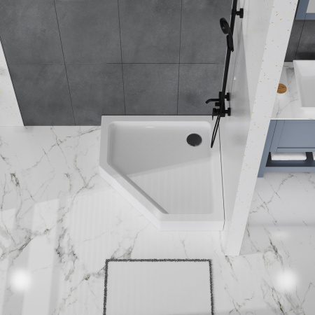 Акриловый поддон BelBagno TRAY-BB-P-90-15-W